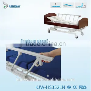 Medical Manual Cheap Hospital Wooden Bed thumbnail-4