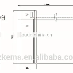 Straight Boom Parking Barrier Gate for Entrance Parking System thumbnail-2