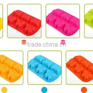 Hot Selling FDA Butterflies Shaped Decor Silicone Cake Mold thumbnail-6