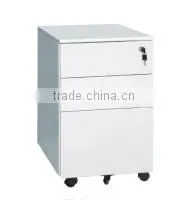 2016 Latest Mobile Cabinet Pedestal 3-drawers Office Lightweight Steel Filing Cabinets thumbnail-4