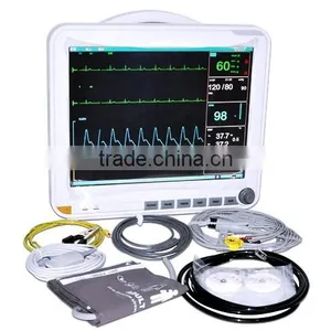 2016 Manufacture CE&ISO 15-inch Large Touch Screen Multi-Parameter Patient Monitor ETCO2 Printer Thermal Recorde-RPM9000E-Shelly thumbnail-4