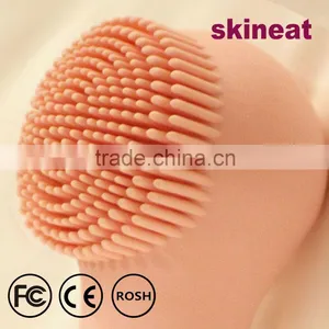 Silicone Facial Cleansing Pad , Wholesaler Silicone Ultrasonic Face Cleaner Facial Cleansing Brush thumbnail-1