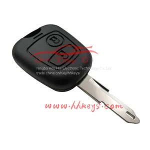 Car Key Shell With 2 Button Nologo for Peugeot 206 Remote Car Key Shel thumbnail-2