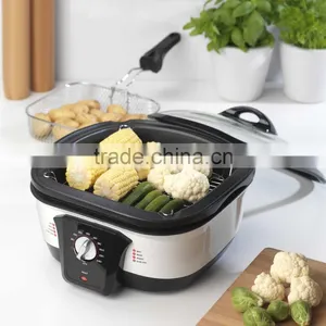 Kawachi 8-in-1 Multi Function Ultra Chef Multi Cooker-White thumbnail-1