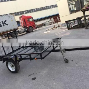 Galvaniaed ATV Trailer With Checkered Plate thumbnail-4
