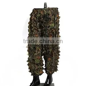 Woodland Camo Ghillie Suit 3D Camouflage Jungle Hunting Clothing Set thumbnail-3
