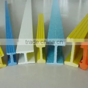 ISO9001 Approved High Quality Pultruded FRP Fiberglass I Beam H Beam thumbnail-4