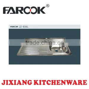 JZ-836 100*50CM Export Philippines Kitchen Sink thumbnail-1