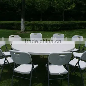 6Feet ( 72" ) Folding Banquet Round Table thumbnail-1