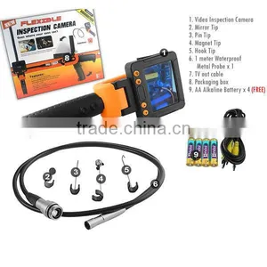3.5" Video Inspection Waterproof Camera Endoscope/ Borescope Snake Scope Rotate 1 Meter Cable + 9.5 mm Diameter With LED thumbnail-2