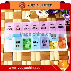 14 Cells Double Rows Medicine Box Case thumbnail-2