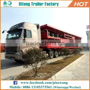 Hot-selling Inexpensive 20ft 40ft Container Semi-trailer High Quality 40ft Flatbed Trailer thumbnail-4