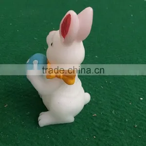 Easter Gift Led Rabbit Flameless Flicking Candle Rabbit With Egg Real Wax Candle Yellow Flicking Rabbit Candle Led Easter Candle thumbnail-3