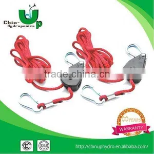 Adjustable Grow Light Fixture Hangers/ Rope Ratchet Hangers/ Grow Light Hood Hanger thumbnail-1