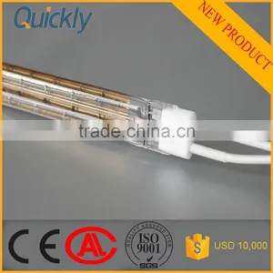 Industry Heater Short Wave Infrared Lamp With Gold Reflector thumbnail-2