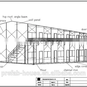 Maldives Temporary Cheap Labor Prefab House Camp thumbnail-6