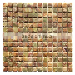 BEAUTIFULL CUSTOM MADE MULTI GREEN ONYX MOSAIC TILES COLLECTIONS thumbnail-6