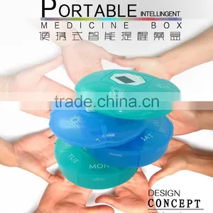 2015 New Electrical Reminder Pill Box With Alarm Timer With Flash/ Digital Pill Box Reminding Timer/capsule Storage Case Timer thumbnail-1