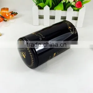 High-end Black Coffee Tea Tin Container thumbnail-4