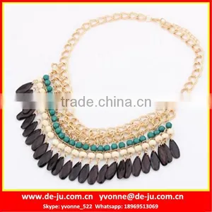 Handmade Beaded Collar Necklace thumbnail-1