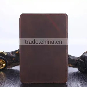 Top Quality Ultra-thin Genuine Leather Case for Ipad Mini, Tablet Leather Case thumbnail-1