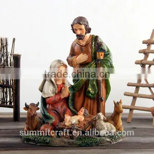 Custom Resin Christmas Nativity Figurines Christmas Nativity Set thumbnail-1
