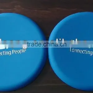 Simple Color With Patterns Printed Silicone Frisbee thumbnail-1