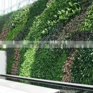 China Wholesale Top Quality Artificial Plant Wall Fake Hanging Plant Wall Evergreen Indoor Artificial Decorative Plant Wall thumbnail-1