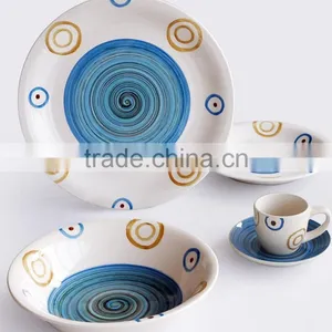 30pcs Ceramic Dinnerware Set With Hand Painting,30pcs Ceramic Dinner Set,30pcs Stonerware Handpainting Dinnerware Set thumbnail-2