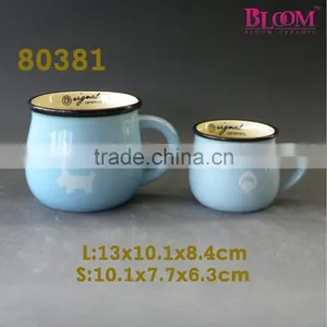 Simple Style Ceramic Milk Mug,colorful Choice Ceramic Mug thumbnail-3