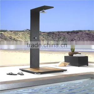 Outdoor Beach Rattan Natural Shower Set thumbnail-1