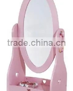 Childs Princess Pink Floor Standing Mirror thumbnail-1