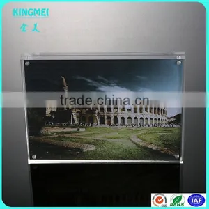 Supplier Rectangle Shape Blank Plastic Acrylic Photo Frame Fridge Magnet With Picture Insert thumbnail-1