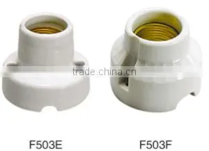 Edison Screw Shell Type of Ceramic Porcelain Lamp Holder / Lamp Socket E27 E27 thumbnail-3