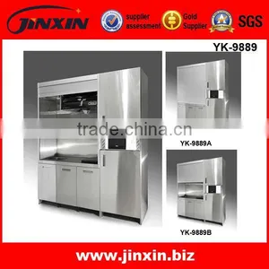 Stainless Steel High Gloss Kitchen Cabinets thumbnail-1