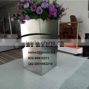 JINXIN Brushed Garden Planter/ Outdoor Flower Pots / Stainless Steel Decoration Pots thumbnail-1