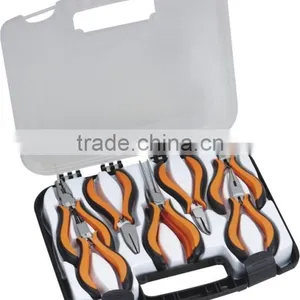 8PCS Mini Pliers Set(mini Combination Pliers/mini Diagonal Pliers/mini End Cutting Nippers/mini Flat Nose Pliers/mini Bent Nose thumbnail-1