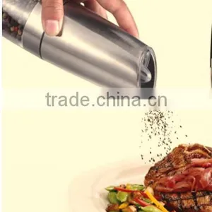 GPM-S01 Gravity Pepper Mill Stainless Steel thumbnail-1