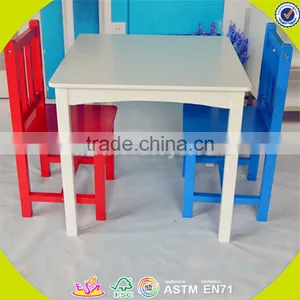 Wholesale Hot Wooden Study Table and Chairs Set,simple Style Kids Table and Chairs Set,top Sale Table and Chairs Set W08G223 thumbnail-3