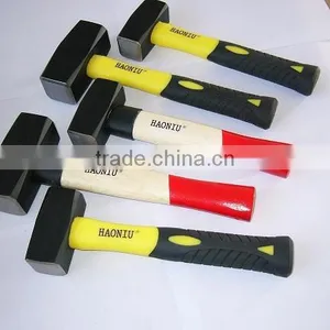 Drop Forging Stoning Hammer Head With Wooden Handle thumbnail-3