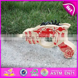 2016 Best Sale Children Wooden Gun Toy W02A098 thumbnail-6