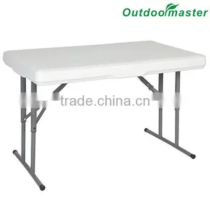 Garden Steel Folding Plastic Portable Picnic Table With Bench thumbnail-3