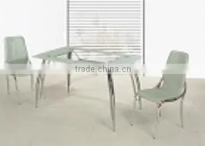 Dining Table and Chair, Designs Glass Dining Table Set thumbnail-5