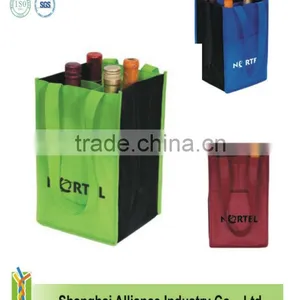 Nonwoven Divided Wine Tote Bag thumbnail-1