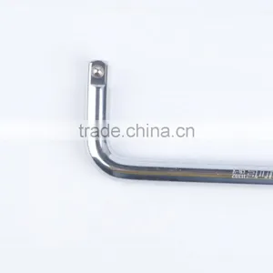 Mirror Surface CR-V 12.5mm Socket Ben Extention Rod,polishing CR-V Socket Rod,1/2" Bent Extension Rod thumbnail-6