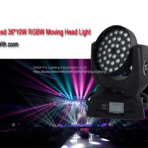 RGBW Wash 36*10W 4in1 Aura Zoom LED Stage Light thumbnail-1