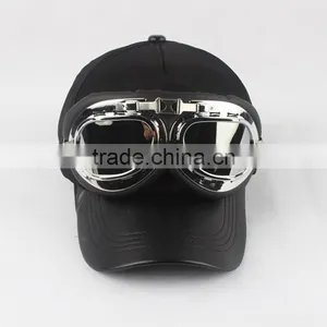 New Style Leather Brim Or Bill Glasses Cap thumbnail-3