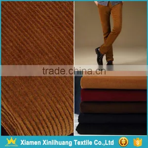 Nice Price 98% Cotton 2% Spandex 28 Wale Stretch Corduroy Fabric for Pants thumbnail-1