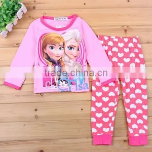 Wholesale Hot Sell Popular Kids Frozen Pajamas, Frozen Elsa Dress Wholesale thumbnail-4