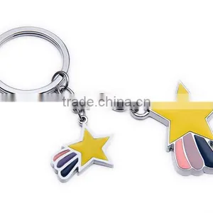 Enamel Star Keychain Promotion Gifts thumbnail-1